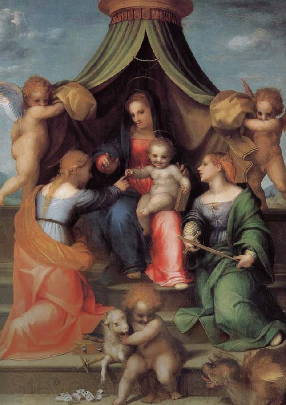 Andrea del Sarto Salin-day Saints mysterious marriage Germany oil painting art